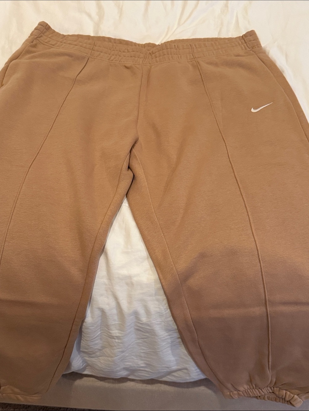 Nike Women Brown Jogger Bottoms with Swoosh
